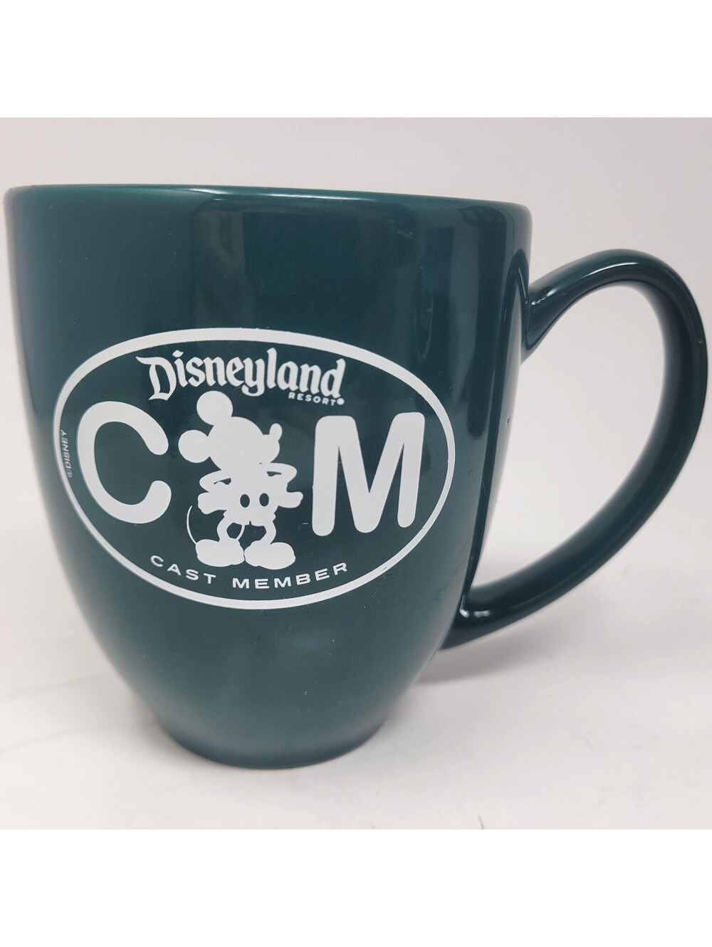 Disneyland Resort Cast Member Exclusive Mug Teal Mickey Mouse COM Ceramic